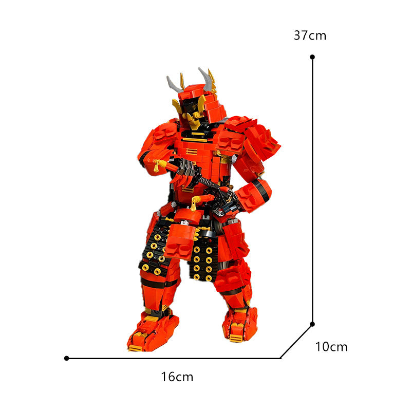 Ninjago MOC Demon Samurai Mech 124601 Brick Toys