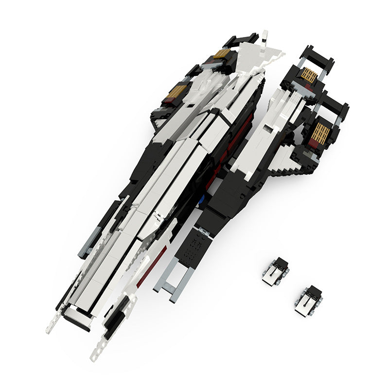 MOC 21578 Game MASS EFFECT Normandy SR-1 Spacecraft Bricks Toys