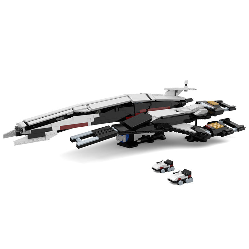 MOC 21578 Game MASS EFFECT Normandy SR-1 Spacecraft Bricks Toys