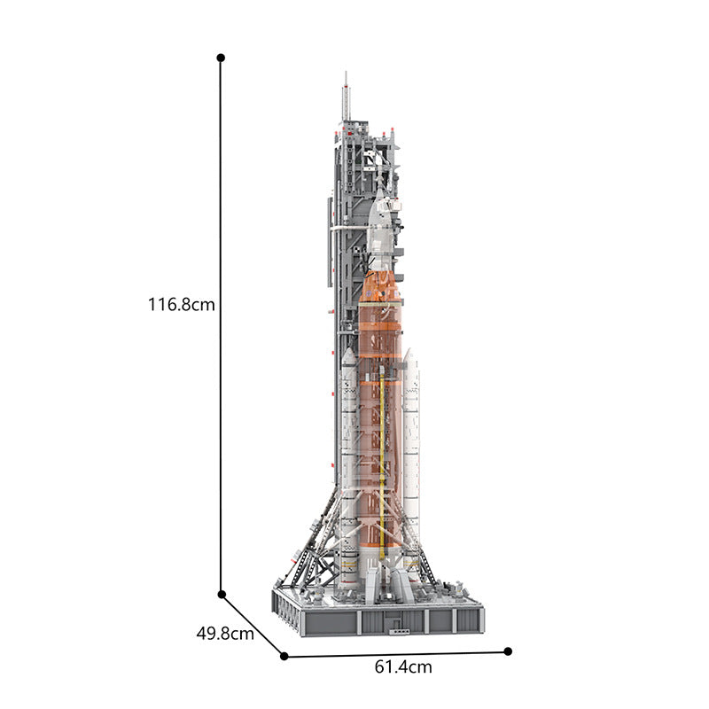 MOC Aerospace Rocket SLS Mobile Launcher Tower Brick Toy 136982