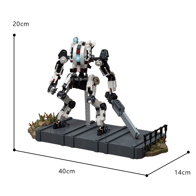 Game Titanfall Ronin-Class Titan Robot MOC Mech Bricks Toys