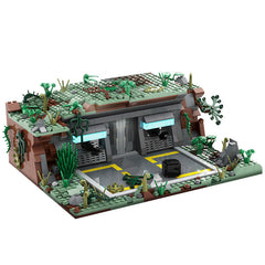 Star Wars MOC 54447 Architecture SW Base(Outpost) on Kashyyyk Bricks Toys