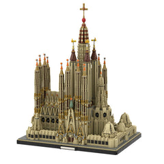 MOC 65795 Sagrada Familia Barcelona Medieval Architecture Bricks Toys