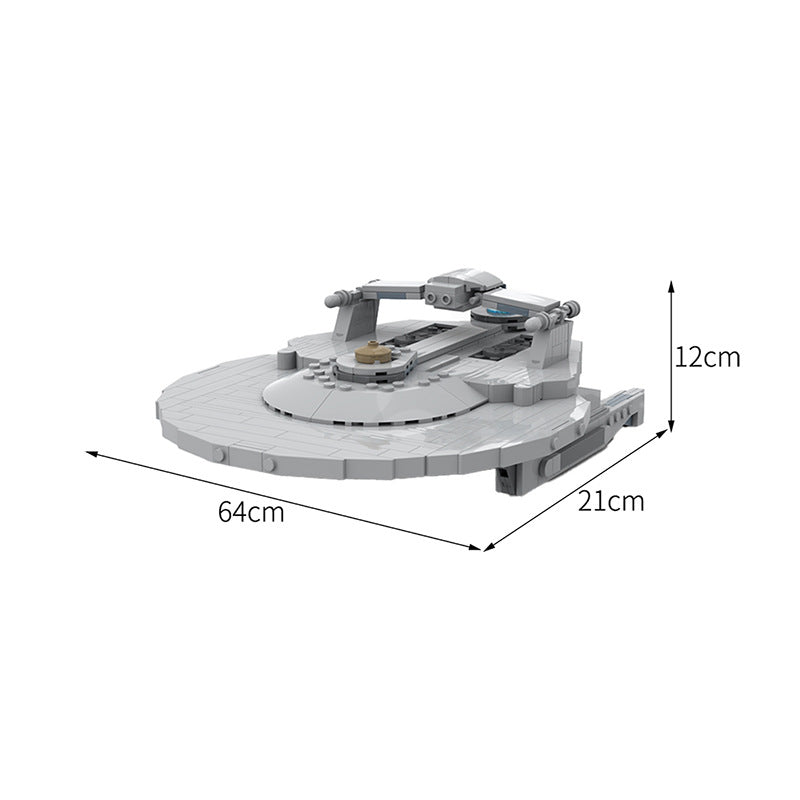 MOC 67820 Star Trek NCC-1864 Spaceship Bricks Toy