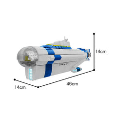 MOC 14154 Subnautica Cyclops Submarine Bricks Toys