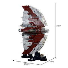 Star Wars Ahsoka Tano's T-6 Jedi Shuttle UCS Military Space Ship MOC 154120 Bricks Toy