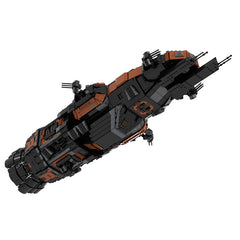 MOC 46313 The Expanse MCRN Tachi Rocinante Corvette Class Light Frigate ECF-270 Space Ship Bricks Toys