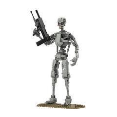 Terminator T800 Robot MOC Bricks Toy