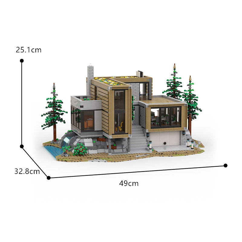 Creative Architecture MOC 89507 The Architect's House Bricks Toys