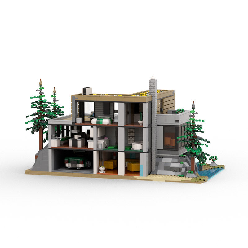 Creative Architecture MOC 89507 The Architect's House Bricks Toys