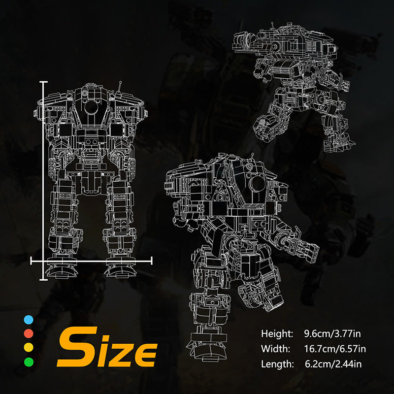 Titanfall 2 Kane's Scorch Titan Mecha MOC 39614 Brick Toys