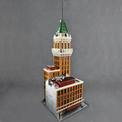 MOC Classic Architecture Tribune Tower Skyscraper Bricks Toys