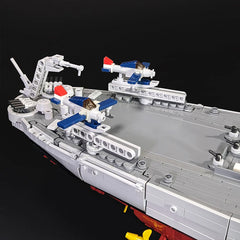 Military Warship USS Iowa BB-61 Battleships MOC Bricks Toys