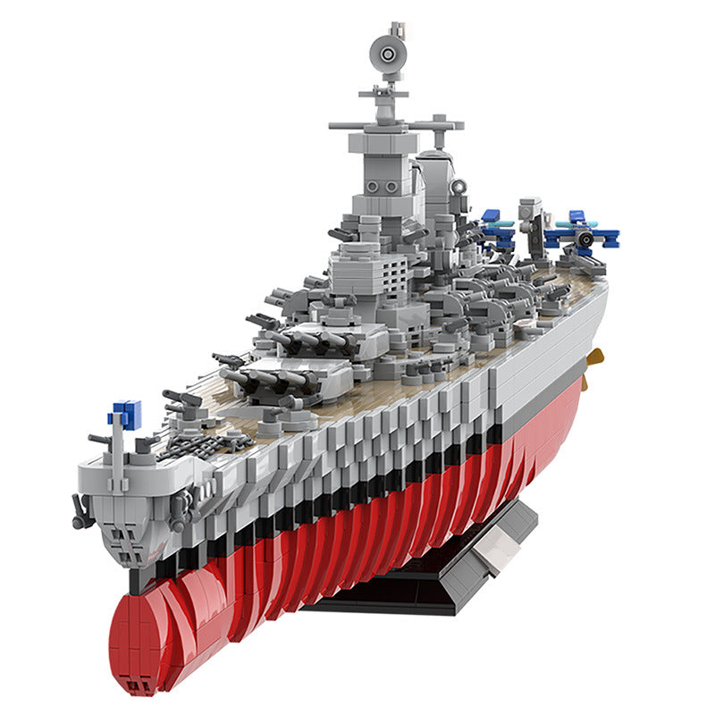 MOC 31764 WWII USS Missouri BB-63 Military Warship Iowa Class Battleship Brick Toy(1:200 Scale)