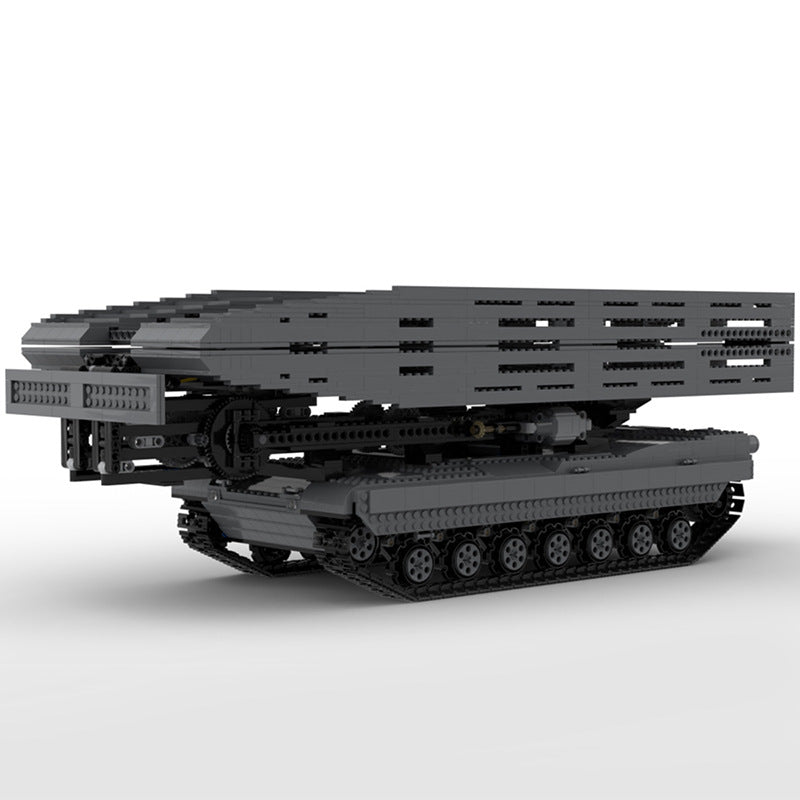 MOC Ultimate Abrams Tank with Bridge Layer AVLB Bricks Toys 29526