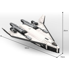 MOC 164698 Valkyrie SSTO TAV 37B Class Space Shuttle Bricks Toy