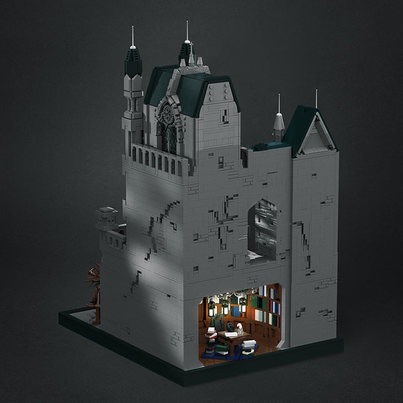 MOC 155744 Game Bloodborne Architecture Yharnam Streets Vintage Castle Bricks Toys